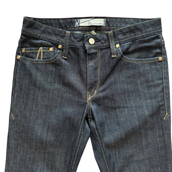 Proportion of Blu 89 UNO Jeans Mens 30 Dark Indigo Skinny Japanese Denim USA - Picture 2 of 13